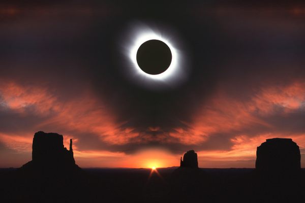 A total solar eclipse—a much-sought experience for astro-tourists. 