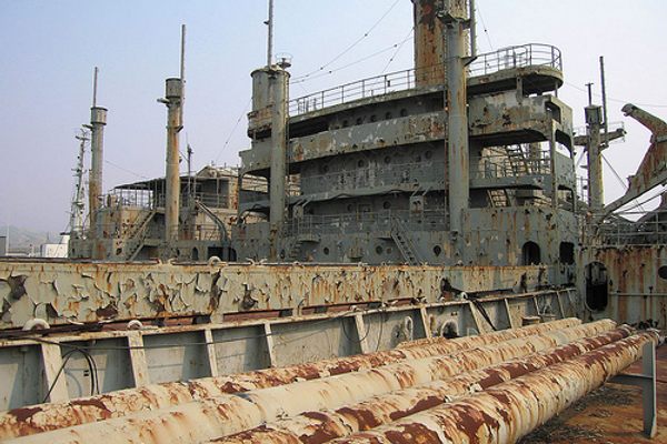 Close up of the condition of the fleet. 