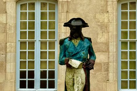 Toussaint Louverture statue in La Rochelle, France