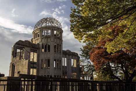 The Genbaku Dome in Hiroshima.