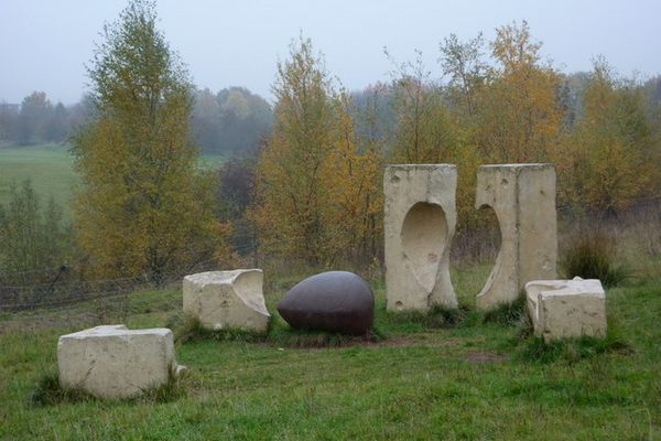 Changing Places Sculpture on the Peter Fidler Nature Reserve