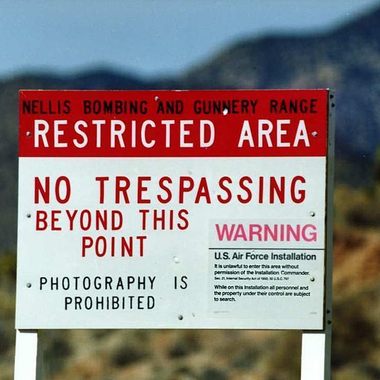 No Trespassing. Ever.
