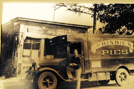 A Frisbie Pie truck (in the Museum of Connecticut History)