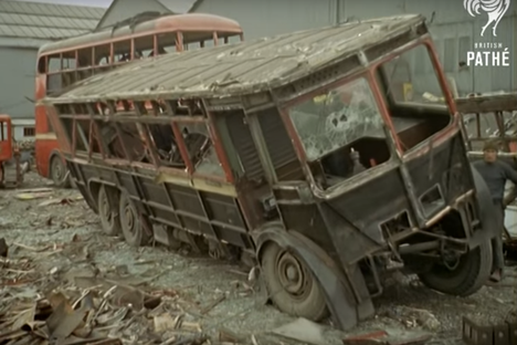 Watch a London Double-Decker Bus Get Methodically Destroyed in 1959