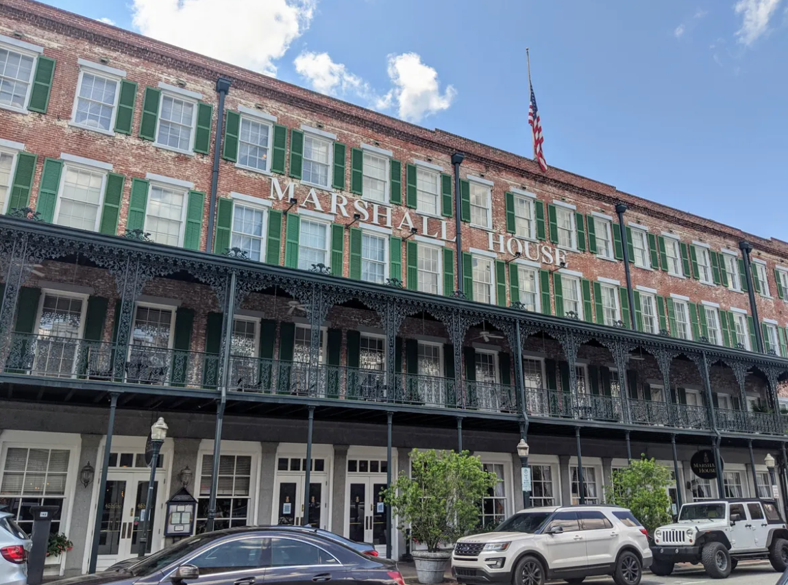 The hotel’s three suites and 65 guest rooms have original floors and doors and plenty of architectural quirks.