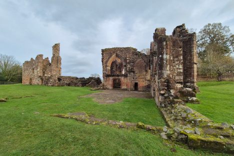 The choir and nave still stand