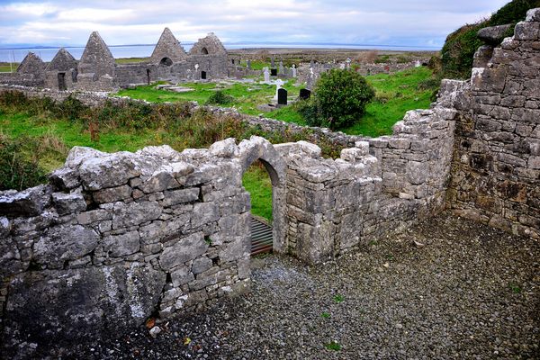 The Seven Churches on Inishmore.