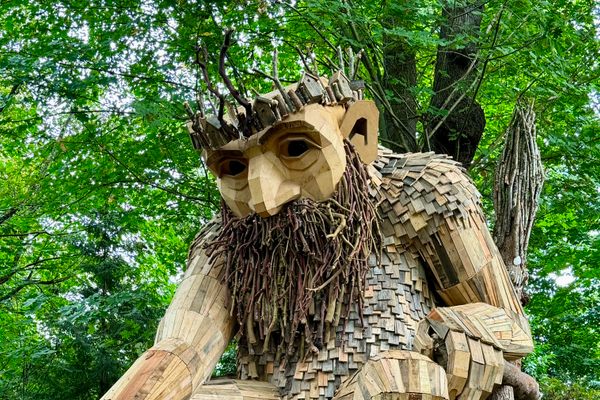'Oscar the Bird King' is one of sculptor Thomas Dambo's ever-growing army of trolls.