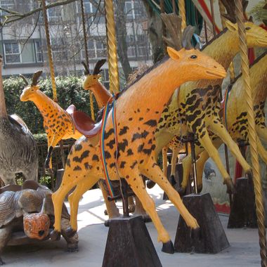 Carousel of Extinct and Endangered Animals