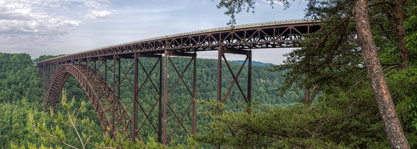 Bridge Walk in Lansing, WV