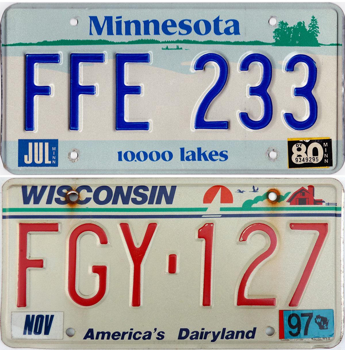 License plates are like a peek inside a state's heart.