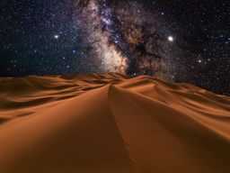 Tunisia - Sahara desert at night stargazing