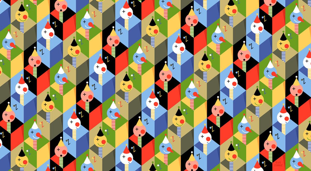 It's a challenge to make a repetitive pattern like this one.