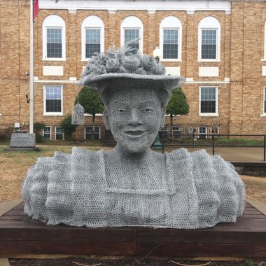 Minnie Pearl Chicken Wire Sculpture