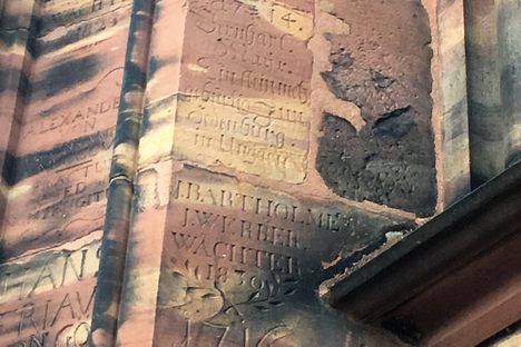 Graffiti from 1611.