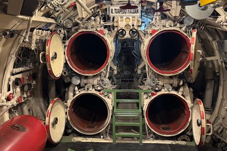 Inside of the submarine