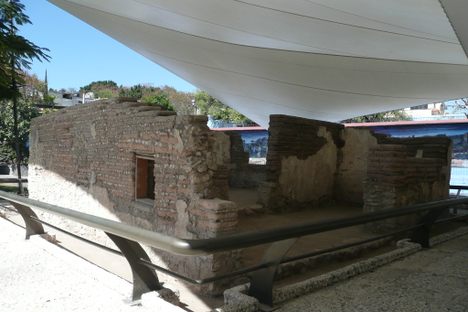 Ruins of the house