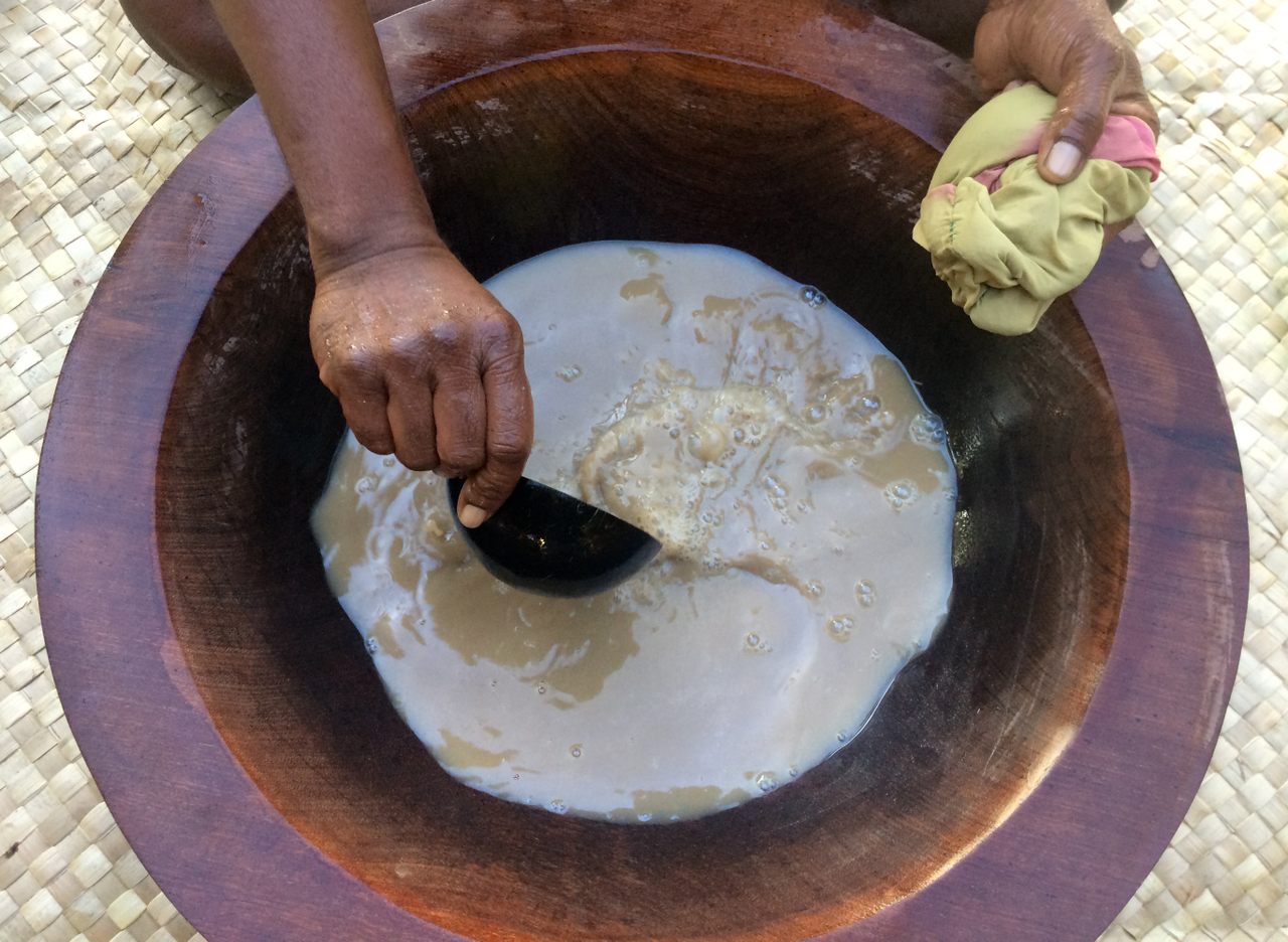 Kava is regarded as the national beverage of Fiji, where it is often served to welcome visitors.