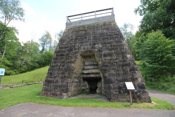 The furnace is part of the region’s iron-powered past.