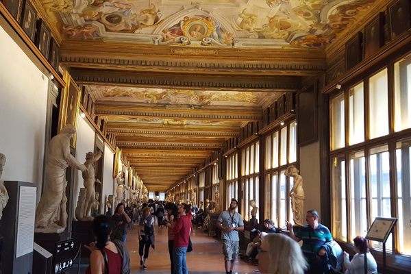 From home, you can step into the Uffizi, all by yourself.