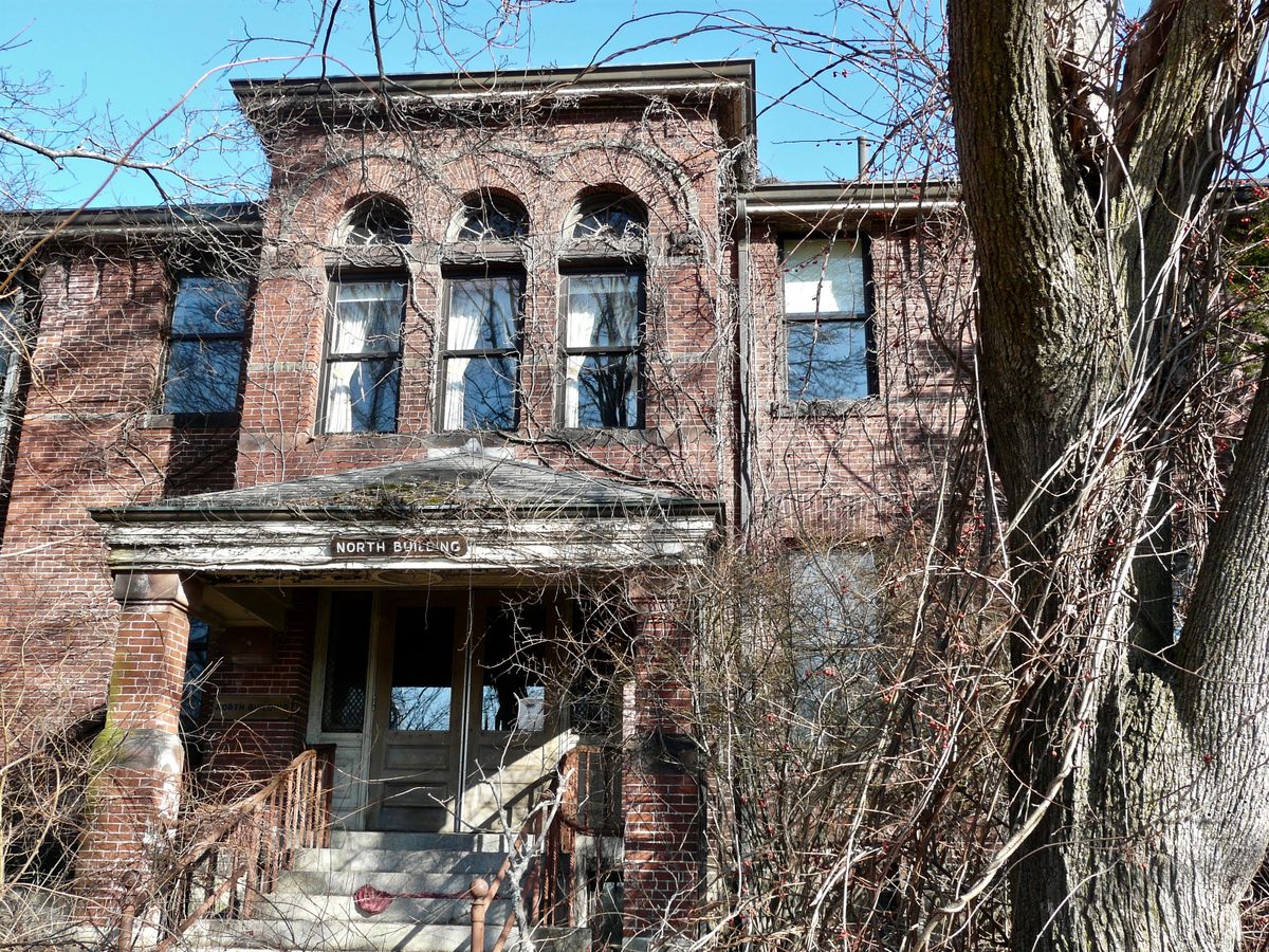 One of the buildings on the Walter E. Fernald Developmental Center campus, pictured in February 2020.