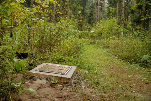 Nice shot of the context of the marker.