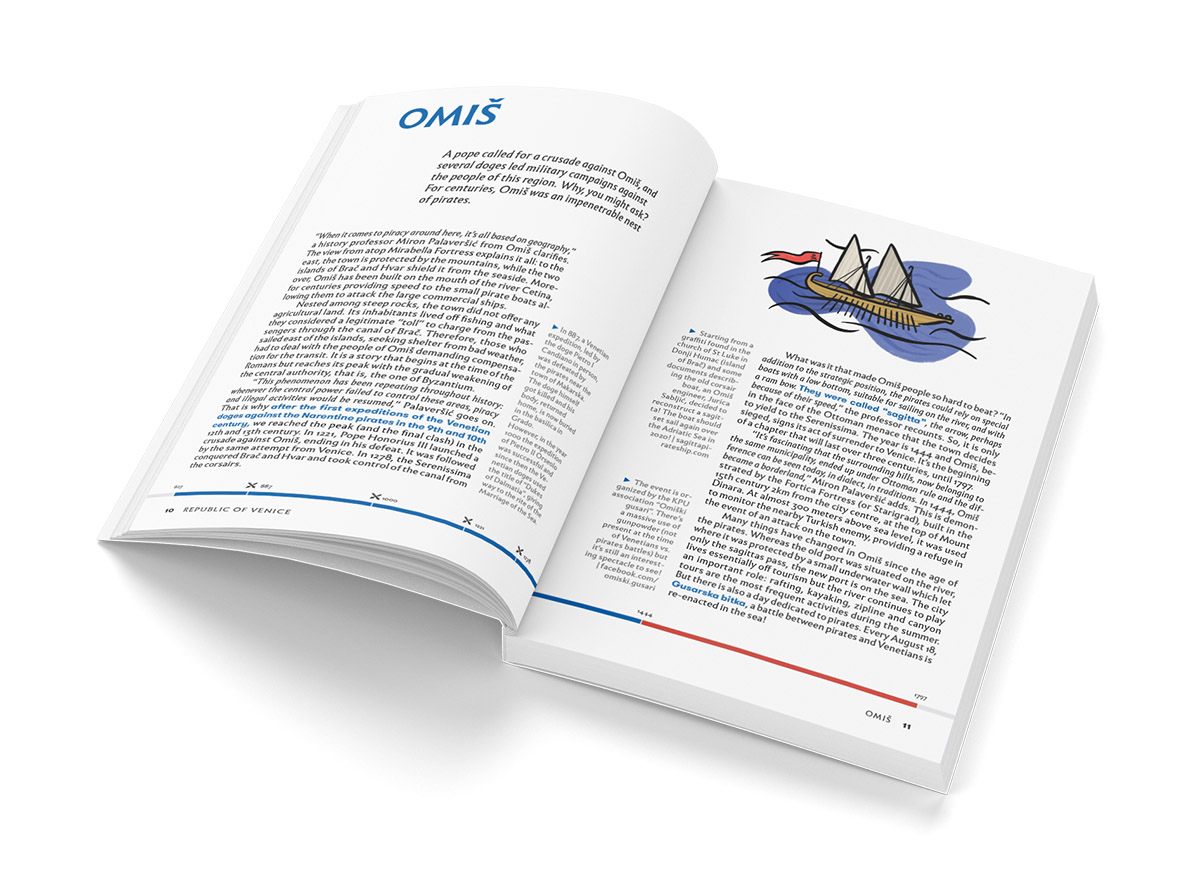 The book, with design by Hrvoje Zivcic, avoids traditional travel-guide tropes.