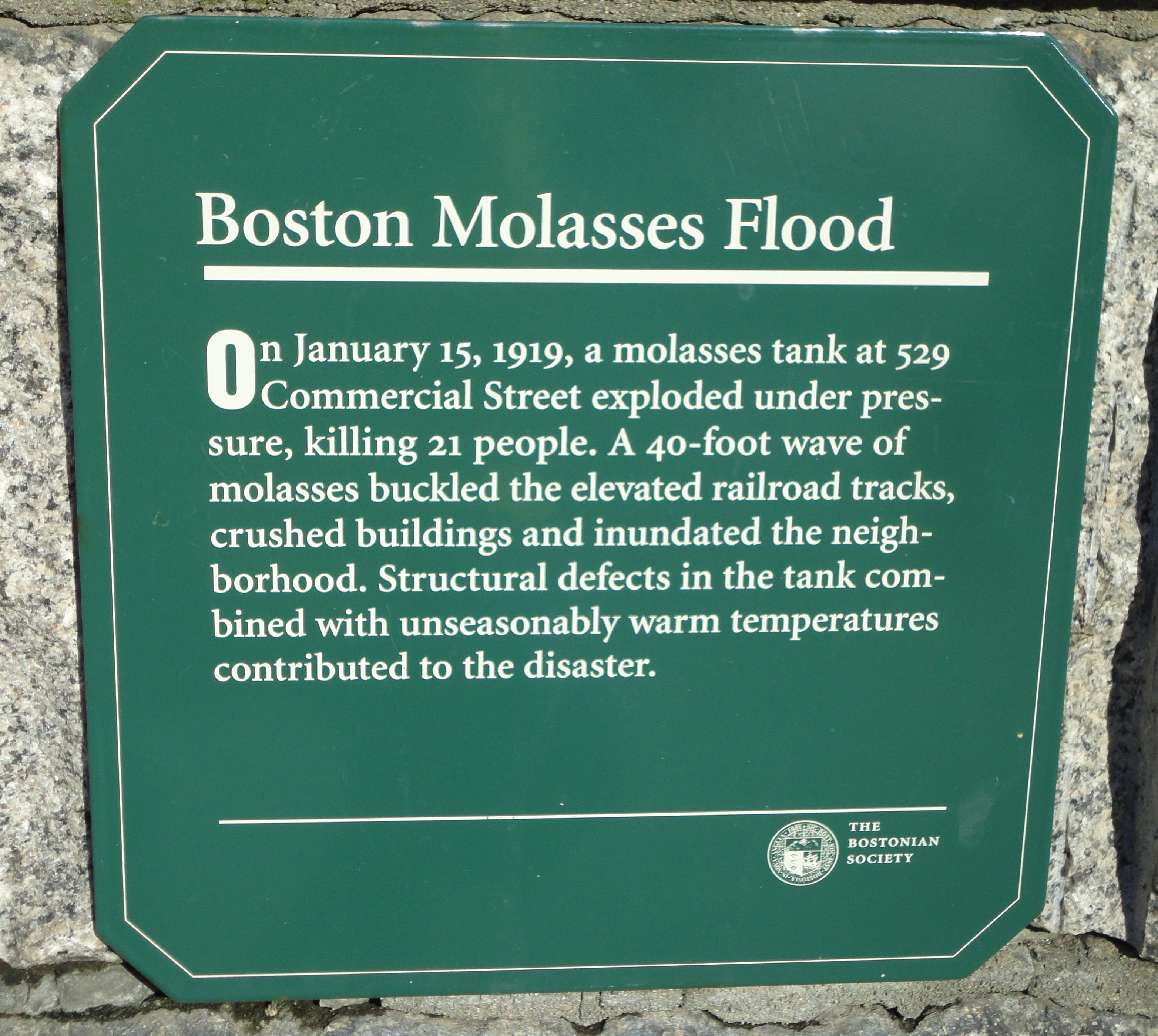 The Boston Molasses Flood Is Worth Taking Seriously