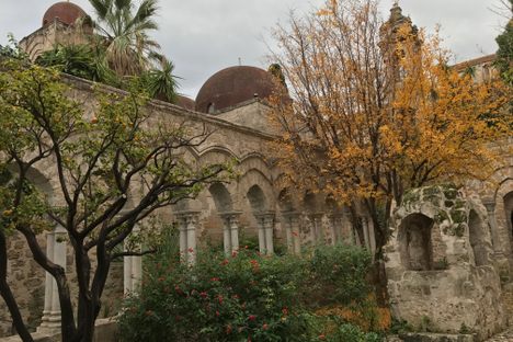 The cloister.