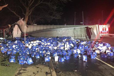 Long Island Has Suffered a Bud Light Truck Spill