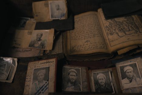 Letters and photos from family members separated by the war. 