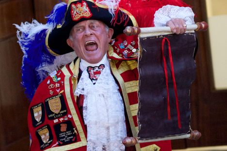 Town criers, one of Britain's longest—and loudest—traditions, fell silent during the pandemic, including competitions.