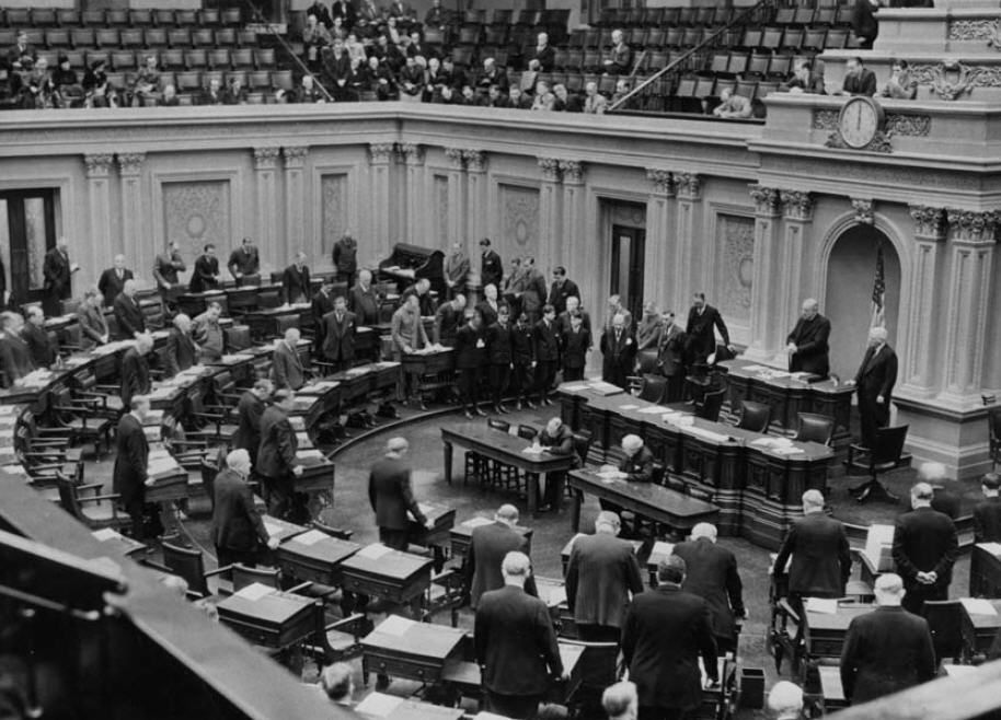 ZeBarney T. Phillips opens Congress in 1939.