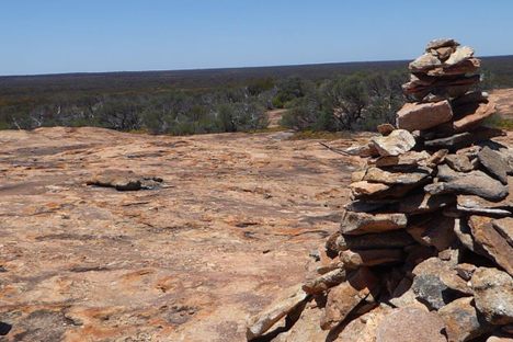 Cairn at the top of Disappointment Rock