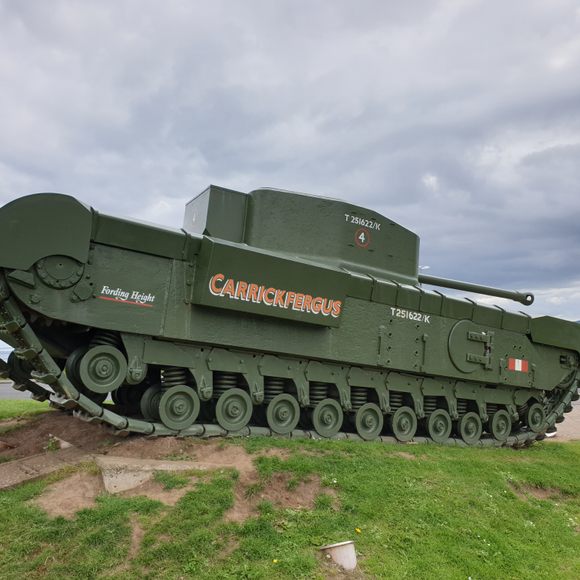 A Churchill tank, WWII. - Picture of Marine Gardens, Carrickfergus