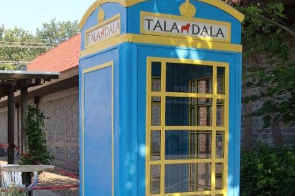 Swedish phone booth.