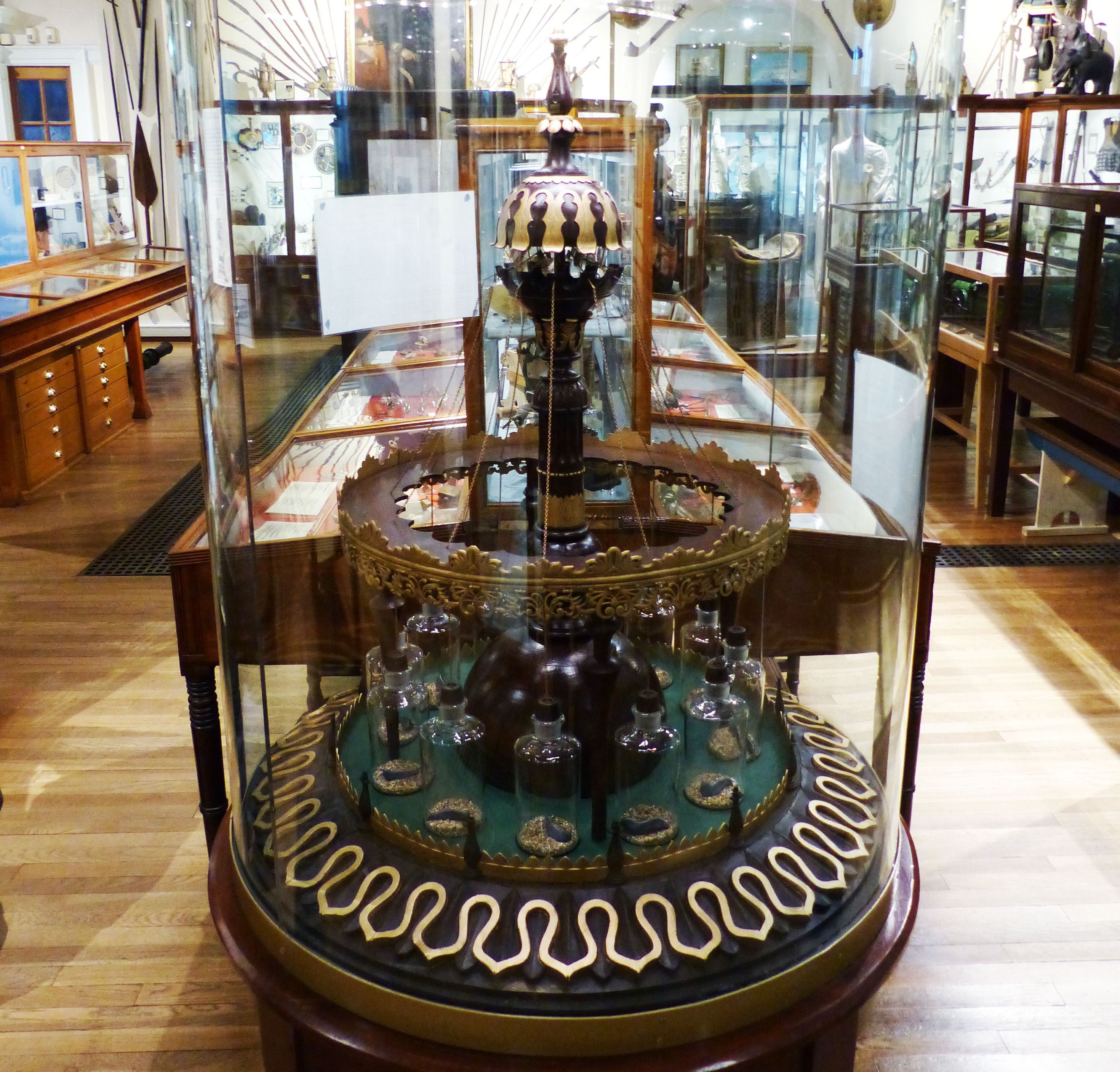 A replica Tempest Prognosticator at the Whitby Museum.