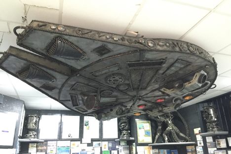 The Millennium Falcon.