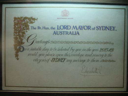 The Queen's Letter – Sydney, Australia - Atlas Obscura