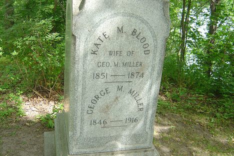 Kate Blood Gravestone