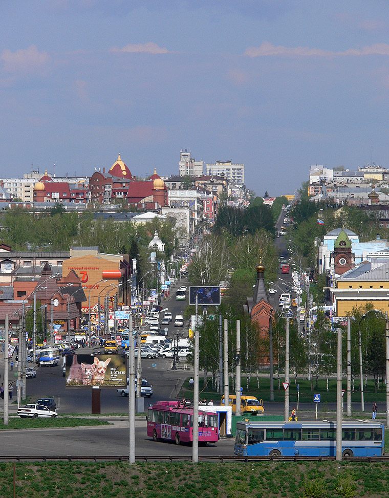 Downtown Barnaul.
