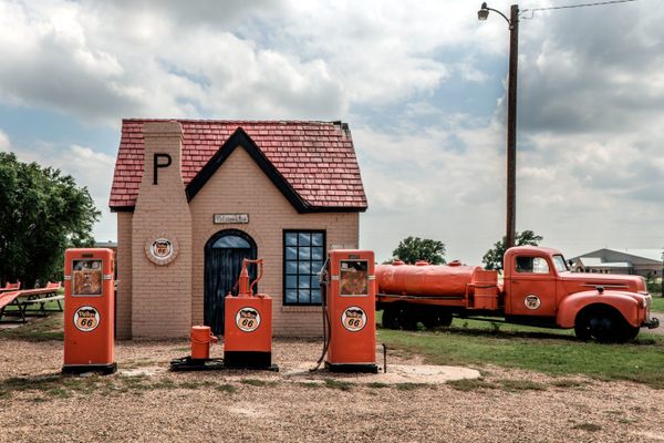 The refurbished gas station