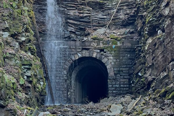 Full View of South Side of Glady Tunnel