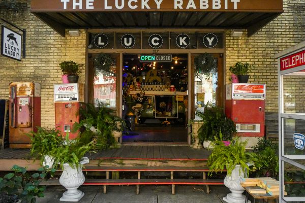 The Lucky Rabbit entrance
