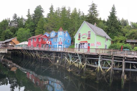 The green house was formerly a brothel known as "Dolly's House."