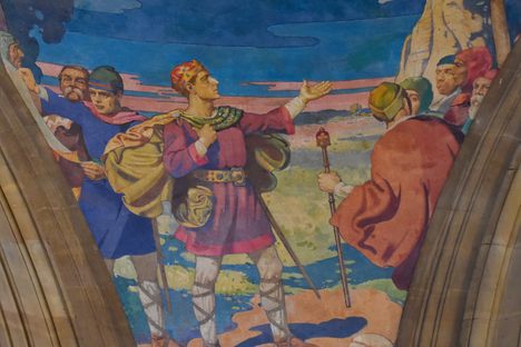 William the Conqueror (and the architect to his left).