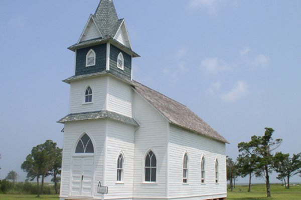 A church still stands in Portsmouth, NC.