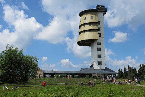 Poledník lookout tower. 