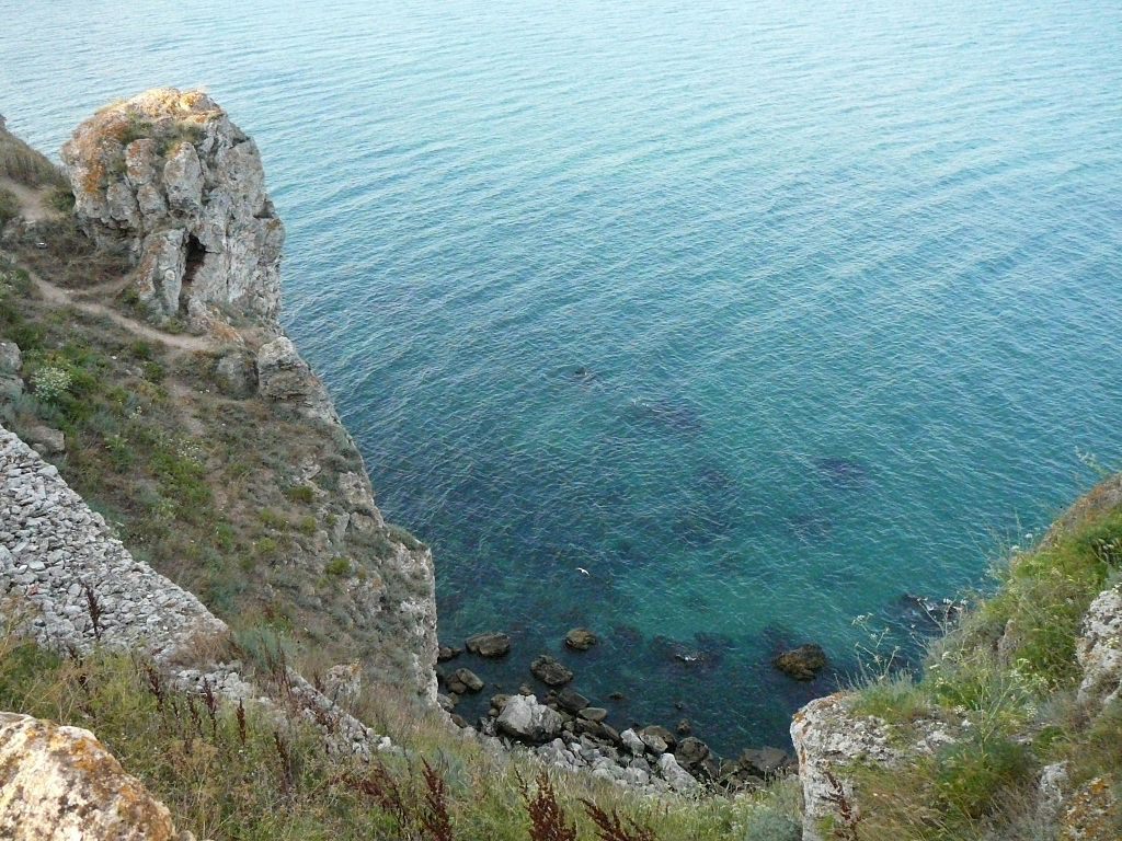 The Black Sea at Cape Kaliakra, Bulgaria. 