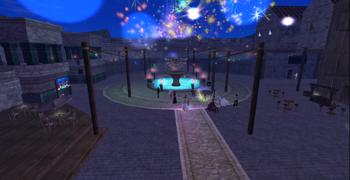 A party in Second Life.